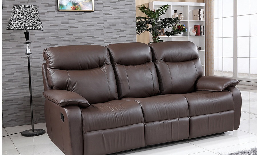 Leicester 3 Seater Leather Sofa